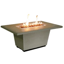 American Fyre Designs Cosmopolitan Rectangle Gas Fire Table