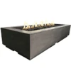 American Fyre Designs Louvre Long Rectangle Gas Fire Pit