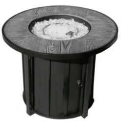 AZ Patio Heaters 30 Inch Faux Wood Tile-Top Propane Fire Table