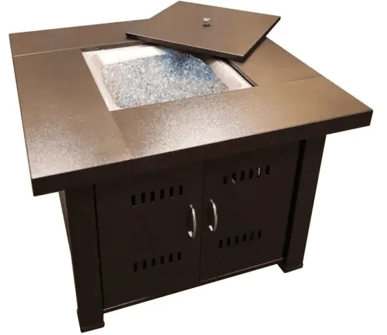 AZ Patio Heaters 38 Inch Outdoor Square Propane Fire Table 3 AZ Patio Heaters 38 Inch Outdoor Square Propane Fire Table