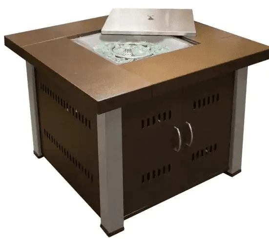 AZ Patio Heaters 38 Inch Outdoor Square Propane Fire Table 4 AZ Patio Heaters 38 Inch Outdoor Square Propane Fire Table - Image 2