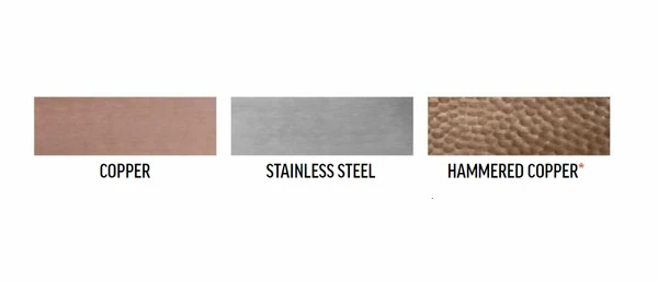 Bobe Water And Fire 12 Inch Arc Flow Hammered Copper Scupper 4 Bobe Water And Fire 12 Inch Arc Flow Hammered Copper Scupper - Image 2