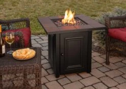 Endless Summer Vanderbilt Propane Fire Pit With Ceramic Tile Mantel -Fire Pits Shop endless summer vanderbilt propane fire pit with ceramic tile mantel 54