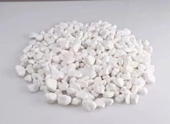 Enhance A Fire White Marble Stones For Gas Fireplaces And Fire Pits