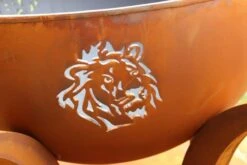 Fire Pit Art Africa's Big Five Gas Fire Pit - Electronic Ignition -Fire Pits Shop fire pit art africa s big five gas fire pit electronic ignition 49