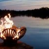 Fire Pit Art Barefoot Beach Gas Fire Pit - Match Lit
