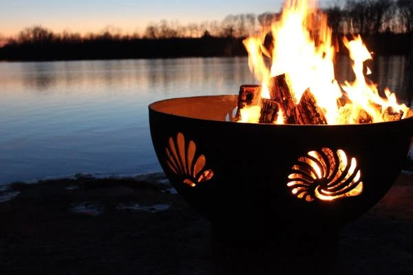Fire Pit Art Beachcomber Gas Fire Pit - Match Lit 3 Fire Pit Art Beachcomber Gas Fire Pit - Match Lit