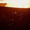 Fire Pit Art Funky Dog Gas Fire Pit - Electronic Ignition