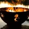 Fire Pit Art Kokopelli Gas Fire Pit