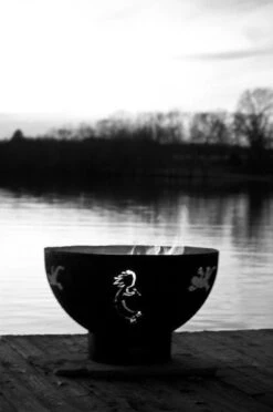 Fire Pit Art Kokopelli Gas Fire Pit - Electronic Ignition
