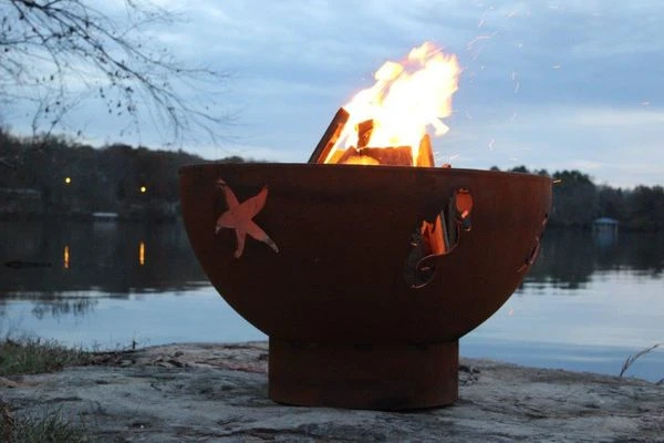 Fire Pit Art Sea Creatures Gas Fire Pit