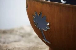 Fire Pit Art Tropical Moon Fire Pit - Match Lit -Fire Pits Shop fire pit art tropical moon fire pit match lit 64