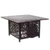Fire Sense 42' Sedona Square Propane Gas Fire Pit -Fire Pits Shop fire sense 42 sedona square propane gas fire pit 48
