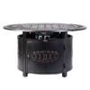 Fire Sense 45' Dynasty Round Propane Gas Fire Pit -Fire Pits Shop fire sense 45 dynasty round propane gas fire pit 52