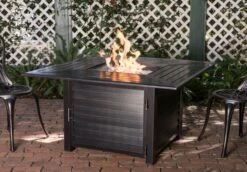 Fire Sense 46' Palmetto Square Propane Gas Fire Pit -Fire Pits Shop fire sense 46 palmetto square propane gas fire pit 51