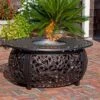 Fire Sense Toulon Oval Cast Aluminum Propane Gas Fire Pit - 62198 -Fire Pits Shop fire sense toulon oval cast aluminum propane gas fire pit 62198 65
