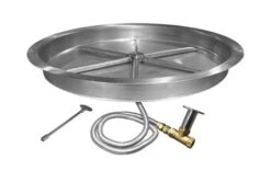 Firegear 16' Round Pan Burner Kit - Match Thrown