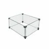 Firegear 24 Inch Square Tempered Glass Windshield -Fire Pits Shop firegear 24 square windshield for 20 square fire pit burners 49