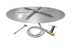 Firegear 29' High Powered Round Flat Burner Kit - Match Thrown