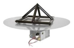 Grand Canyon 24 Inch Outdoor Vented Teepee Fire Pit Kit With Weather Beater Controls