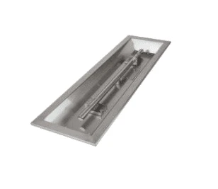 Grand Canyon 60 X 6 Inch Linear Drop-In Pan With Gas T-Burner 3 Grand Canyon 60 X 6 Inch Linear Drop-In Pan With Gas T-Burner
