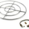 Hearth Products Controls 24' High Capacity Fire Pit Kit With Round Burner - Match Lit -Fire Pits Shop hearth products controls 24 high capacity fire pit kit with round burner match lit 58