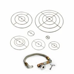 Hearth Products Controls 30' High Capacity Fire Pit Kit With Round Burner - Match Lit -Fire Pits Shop hearth products controls 30 high capacity fire pit kit with round burner match lit 59