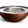 Hearth Products Controls 31 Inch Round Hammered Tempe Gas Fire Bowl - Match Lit -Fire Pits Shop hearth products controls 31 round hammered tempe gas fire bowl match lit 44