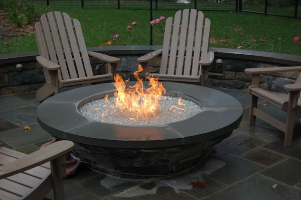 Hearth Products Controls 36' Hi/Lo Round Electronic Ignition Gas Fire Pit Insert And30' Penta Burner - 120 Volt 6 Hearth Products Controls 36' Hi/Lo Round Electronic Ignition Gas Fire Pit Insert And30' Penta Burner - 120 Volt - Image 4