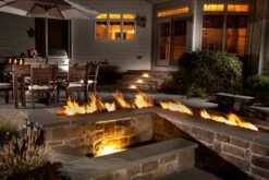 Hearth Products Controls 36' Trough Gas Fire Pit Insert - Match Lit -Fire Pits Shop hearth products controls 36 trough gas fire pit insert match lit 64
