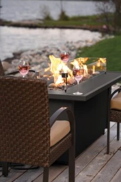 Kingsman 24 Inch Barbara Jean Collection Outdoor Linear Firestand With Manual Controls -Fire Pits Shop kingsman 24 inch barbara jean collection outdoor linear firestand with manual controls 86