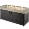 Outdoor Greatroom Cedar Ridge Linear Gas Fire Pit Table