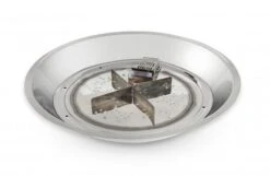 Outdoor Greatroom Company 20 Inch Round Crystal Fire Plus Gas Burner - Electronic