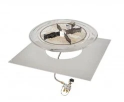 Outdoor Greatroom Company 24 X 24 Inch Square Stainless Steel Gas Burner Kit