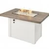 Outdoor Greatroom Company Driftwood Havenwood Rectangular Gas Fire Pit Table