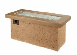 Outdoor Greatroom Company Key Largo Linear Gas Fire Pit Table -Fire Pits Shop outdoor greatroom company key largo linear gas fire pit table 55