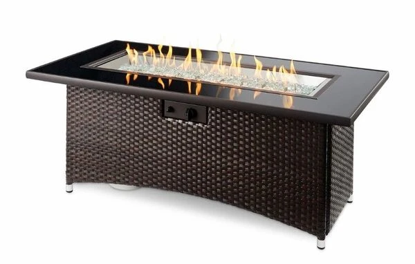 Outdoor Greatroom Company Montego Linear Gas Fire Pit Table 3 Outdoor Greatroom Company Montego Linear Gas Fire Pit Table