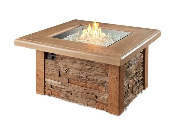 Outdoor Greatroom Company Sierra Square Gas Fire Pit Table 4 Outdoor Greatroom Company Sierra Square Gas Fire Pit Table - Image 2
