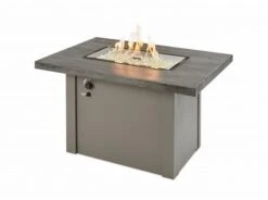 Outdoor Greatroom Company Stone Grey Havenwood Rectangular Gas Fire Pit Table -Fire Pits Shop outdoor greatroom company stone grey havenwood rectangular gas fire pit table 57