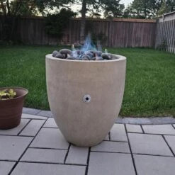 Prism Hardscapes Pentola 3 Propane Fire Pedestal -Fire Pits Shop prism hardscapes pentola 3 propane fire pedestal 102