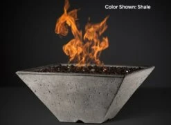Slick Rock Concrete 29 Inch Ridgeline Square Fire Bowl
