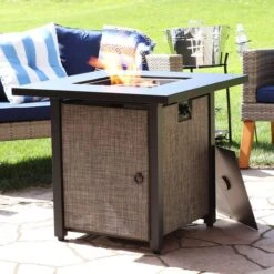 Sunnydaze 28 Inch Kleifar Propane Fire Pit Table - Manual Ignition -Fire Pits Shop sunnydaze 28 inch kleifar propane fire pit table manual ignition 70