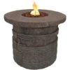 Sunnydaze 29 Inch Rope And Barrel Propane Fire Pit Table - Manual Ignition -Fire Pits Shop sunnydaze 29 inch rope and barrel propane fire pit table manual ignition 67