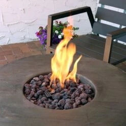 Sunnydaze 29 Inch Rope And Barrel Propane Fire Pit Table - Manual Ignition -Fire Pits Shop sunnydaze 29 inch rope and barrel propane fire pit table manual ignition 73