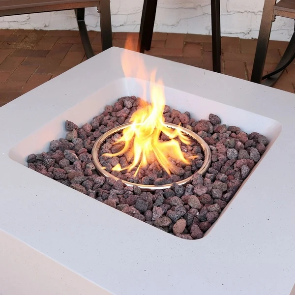 Sunnydaze 35 Inch Contempo Propane Fire Pit - Manual Ignition 6 Sunnydaze 35 Inch Contempo Propane Fire Pit - Manual Ignition - Image 4
