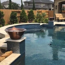 The Outdoor Plus 24 Inch Cazo GFRC Gas Fire Bowl -Fire Pits Shop the outdoor plus 24 inch cazo gfrc gas fire bowl 88