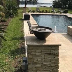 The Outdoor Plus 24 Inch Cazo GFRC Gas Fire Bowl -Fire Pits Shop the outdoor plus 24 inch cazo gfrc gas fire bowl 90