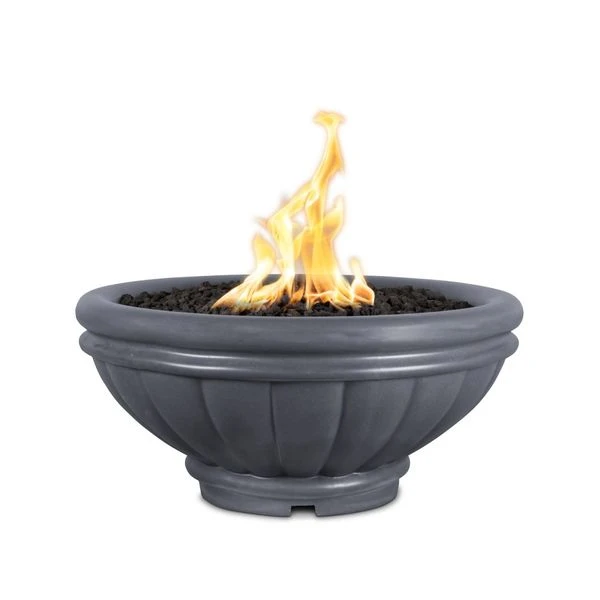 The Outdoor Plus 24 Inch Roma GFRC Concrete Gas Fire Bowl 3 The Outdoor Plus 24 Inch Roma GFRC Concrete Gas Fire Bowl