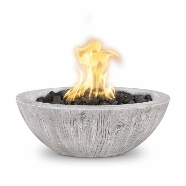 The Outdoor Plus 27 Inch Sedona Wood Grain Gas Fire Bowl 3 The Outdoor Plus 27 Inch Sedona Wood Grain Gas Fire Bowl