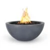 The Outdoor Plus 30 Inch Luna GFRC Gas Fire Bowl
